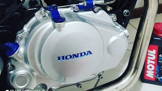 Como pintar as letras (Honda) das tampas