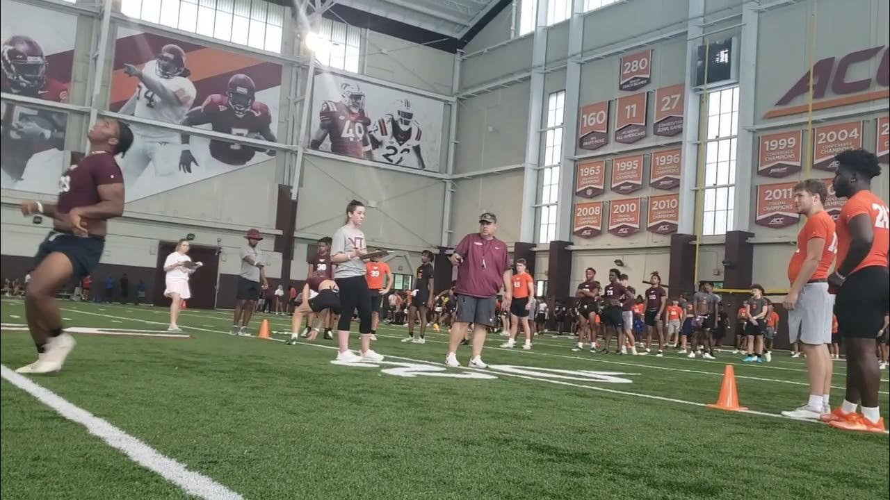 Virginia Tech Football Camp Short Shuttle 2023 Ka'Ron Davis 5'11 205lbs