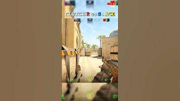 ACE CLUTCH : 2 vs 5 (Counter Strike 2 : SKILL & PRO PLAYER) #csgo #cs2 #кс2 #ксго #cs2fail #wtfcsgo