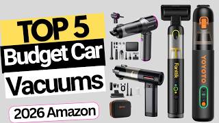 ✅ Top 5 BEST Car Vacuums of 2026 | Best Cordless Handheld Vacuums & Blowers for Car Detailing