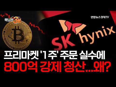 프리마켓 '1주' 주문 실수에 800억 강제 청산...왜?⎜핵심만 3분