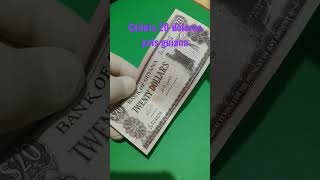 20 dólares pais guiana_tamanho 156x65mm _#short# shorts #cedulas #tiktok #moedas #coleção #coleções