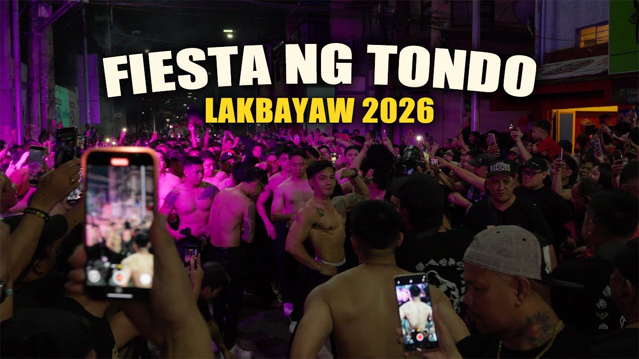 FIESTA ng TONDO 2026 - PRUSISYON ng LAKBAYAW Manila Philippines | Night Street Parade