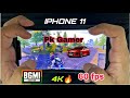 🔥 iPhone 11 BGMI FPS Test 2025 ⚡ Smooth + Extreme Gameplay