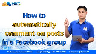 How to automatically comment on posts in a Facebook group | Global Marketing Software