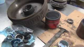 how to repack wheel bearings and install new wheel seal (trailer hub)