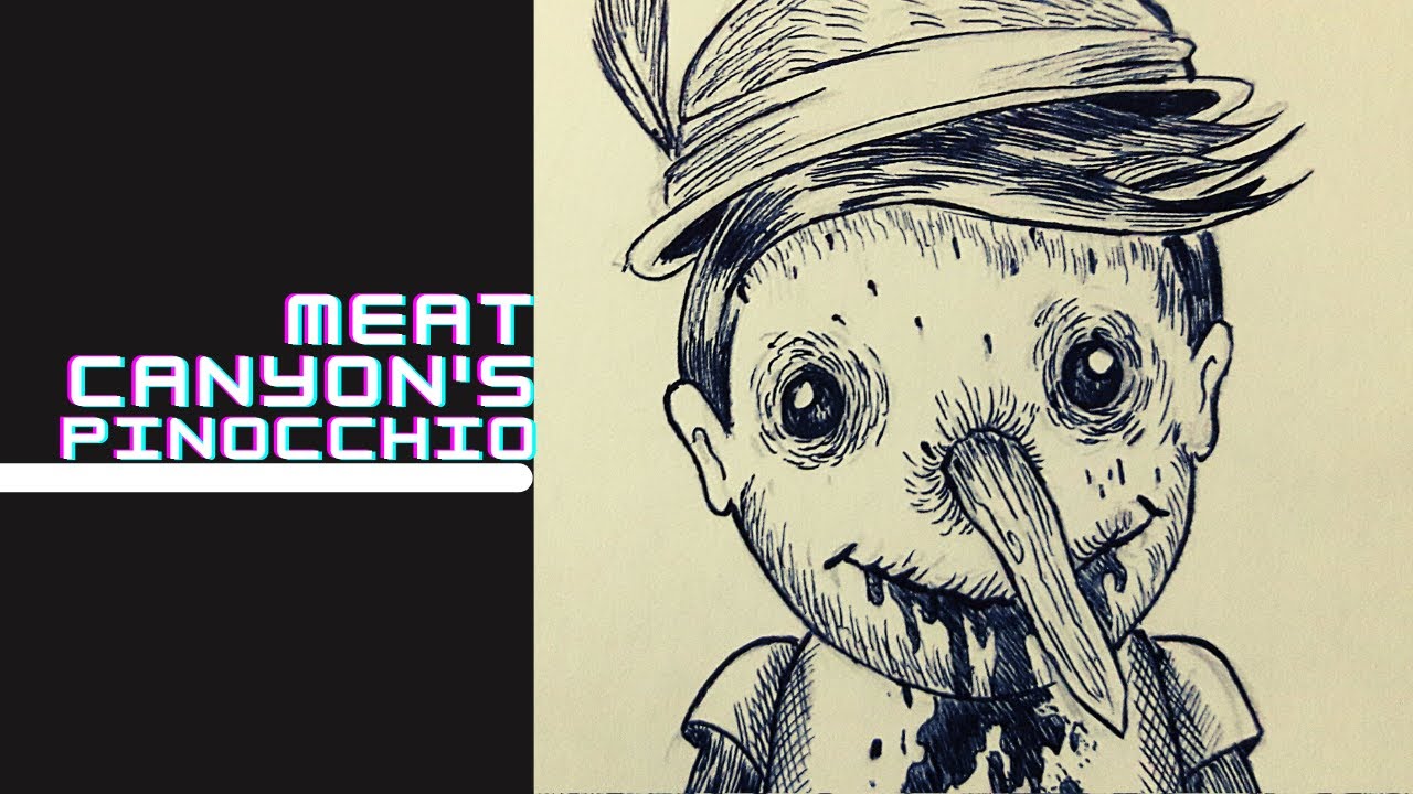 Daily Drawing 3 Meatcanyon's Pinocchio YouTube