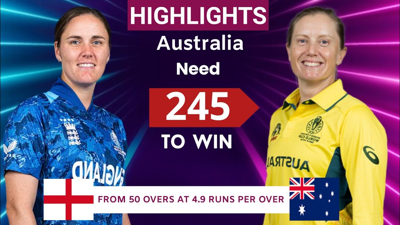 England Women vs Australia Women World Cup Highlights 2025 | ENGW vs AUSW  Highlights 2025