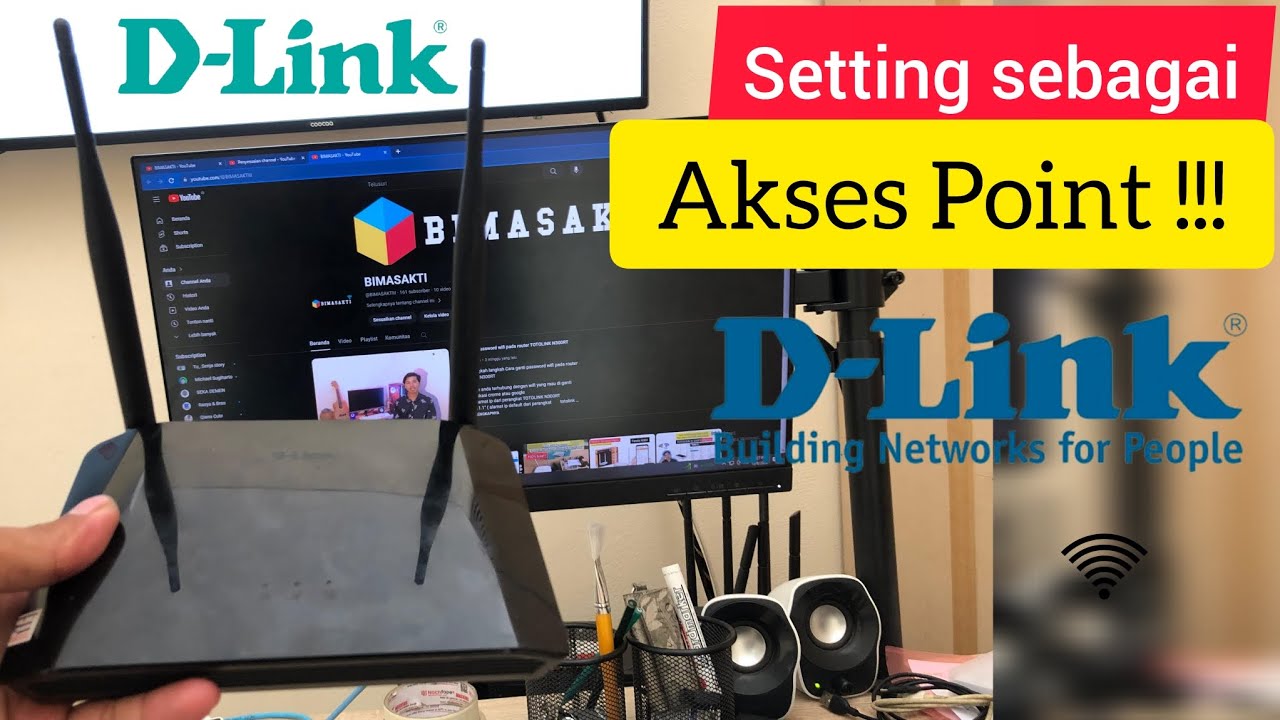 Cara Setting router D-Link DIR 612 sebagai akses point  100% bisa !!!