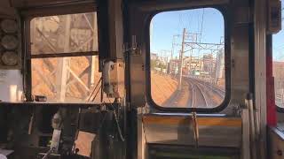 【朝ラッシュ時間帯】東急8500系8637F 各停 長津田〜二子玉川間 前面展望・走行音