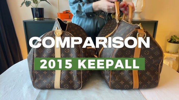 Louis Vuitton UNBOXING reveal, keepall 50 monogram titanium