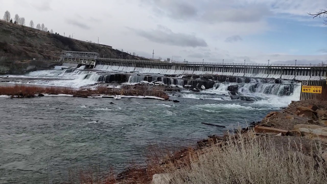 Black Eagle Dam At Great Falls Montana YouTube