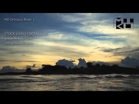 Orinoco River HD Stock Video Footage 1
