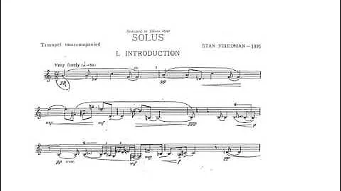 Stanley Friedman: Solus (Ole Edvard Antonsen, trum...