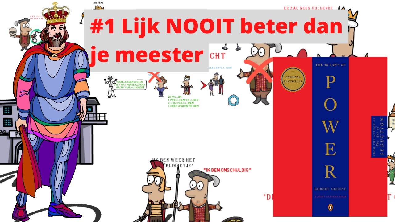 #1 lijk NOOIT beter dan je Meester - de 48 wetten van macht - YouTube