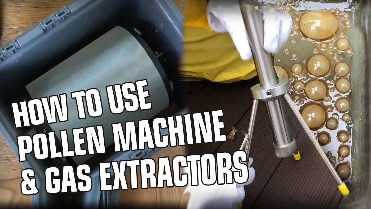 HEISENBERG Pollenmaschine und Edelstahl Extraktor für Gas Extraktion