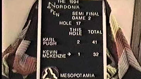 Nordonia Open Rd 3 (Season 2) Karl Pugh vs Kevin M...
