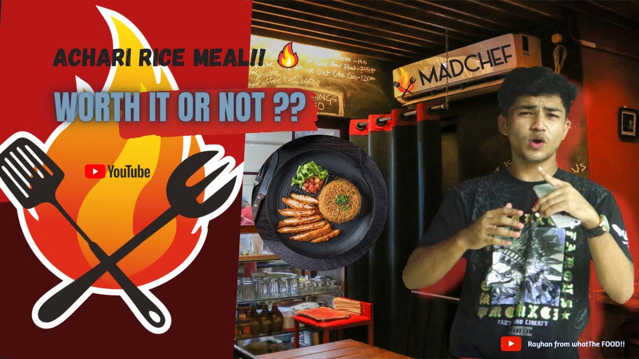 MADCHEF's BEST RICE PLATTER UNDER 250TAKA ”ACHARI RICE”|MADCHEF DHANMONDI |RAYHAN FROM WHAT THE FOOD