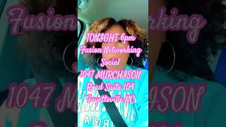 Tonight@ 6pm Fusion Networking Social Bring Your Business Cards!! 1047 Murchison Road Suite 104 Tonight@ 6pm Fusion Networking Social Bring Your Business Cards!! 1047 Murchison Road Suite 104
