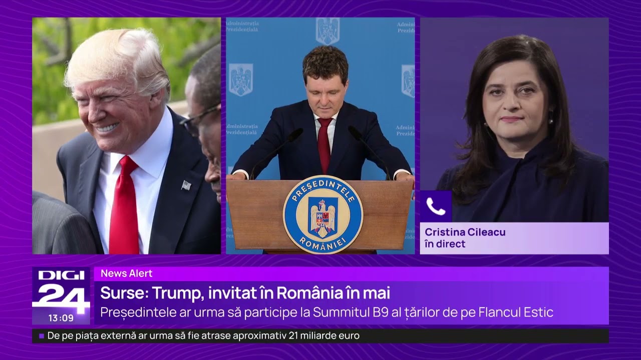 Donald Trump, invitat la București în luna mai, pentru Summitul B9