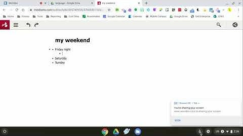 Creating a Mindomo Outline