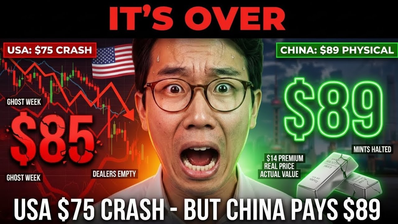 🚨 IT’S OVER: Silver Gaps to $85 — Dealers OUT of Inventory & US Mints Halt Sales (Act NOW)