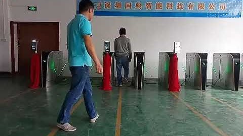 Metro Turnstile,Facial Recognition Turnstile,Flap Barrier Video From RS Security Co.,Ltd