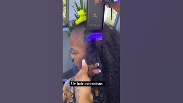 New technique❓UV hair extensions