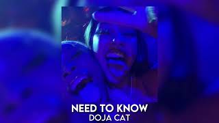 need to know - doja cat [sped up]