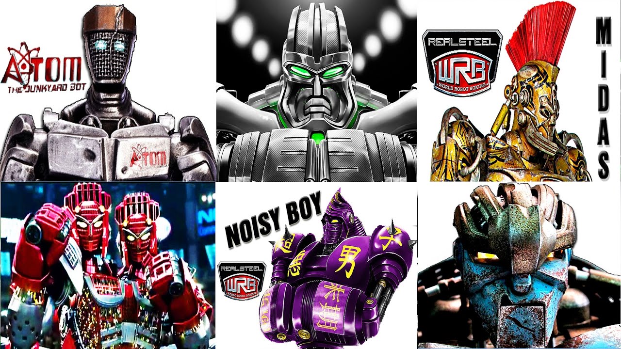 Картинки роботов из живой стали атом