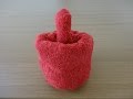 How to Make a Towel Apple  フェイスタオルでつくるリンゴ