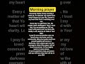 morning prayer 🙏 with heart #christianprayer #prayday #love #prayerandpurpose #prayer