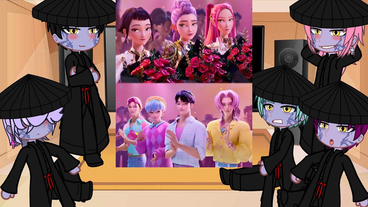 Saja React To Huntrix 🎆||Kpop Demon Hunters || Part-5 || Ivy Glitchy✨