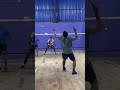 Badminton game#shortvideo
