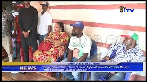 Indegines of Utese, Egbeta promise massive votes for Omosede Igbinedion