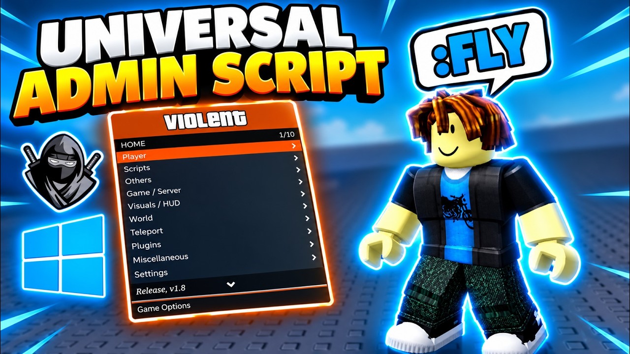 Roblox OP Universal Admin Panel Script - YouTube
