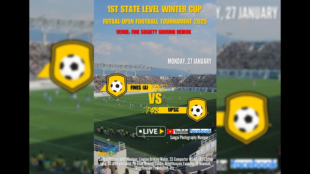 FINAL MATCH🔥| 1st State Lvel Winter Cup Futsal Open Football Tournament 2025FINES(A) Vs U.P.S.C