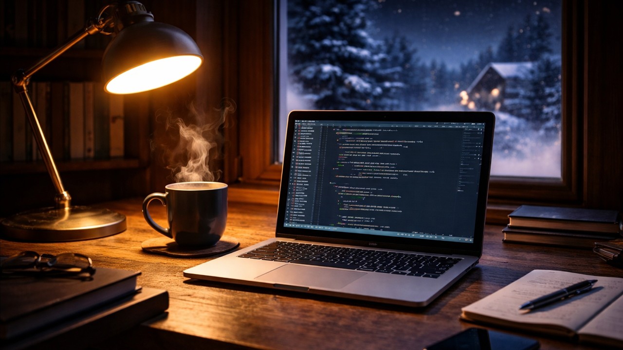 Luka LoFi – 2 Hour Winter Coding LoFi | Deep Focus Beats for Developers ❄️💻