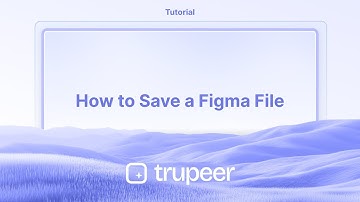 How to Save a Figma File | Video made instantly with Trupeer.ai