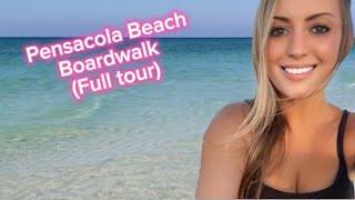 Travel guide: Pensacola Beach Boardwalk (Full tour) Travel must see!