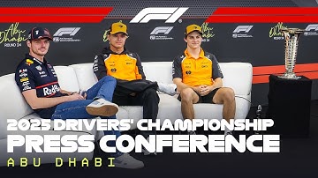 2025 F1 Title Contenders Press Conference | 2025 Abu Dhabi Grand Prix