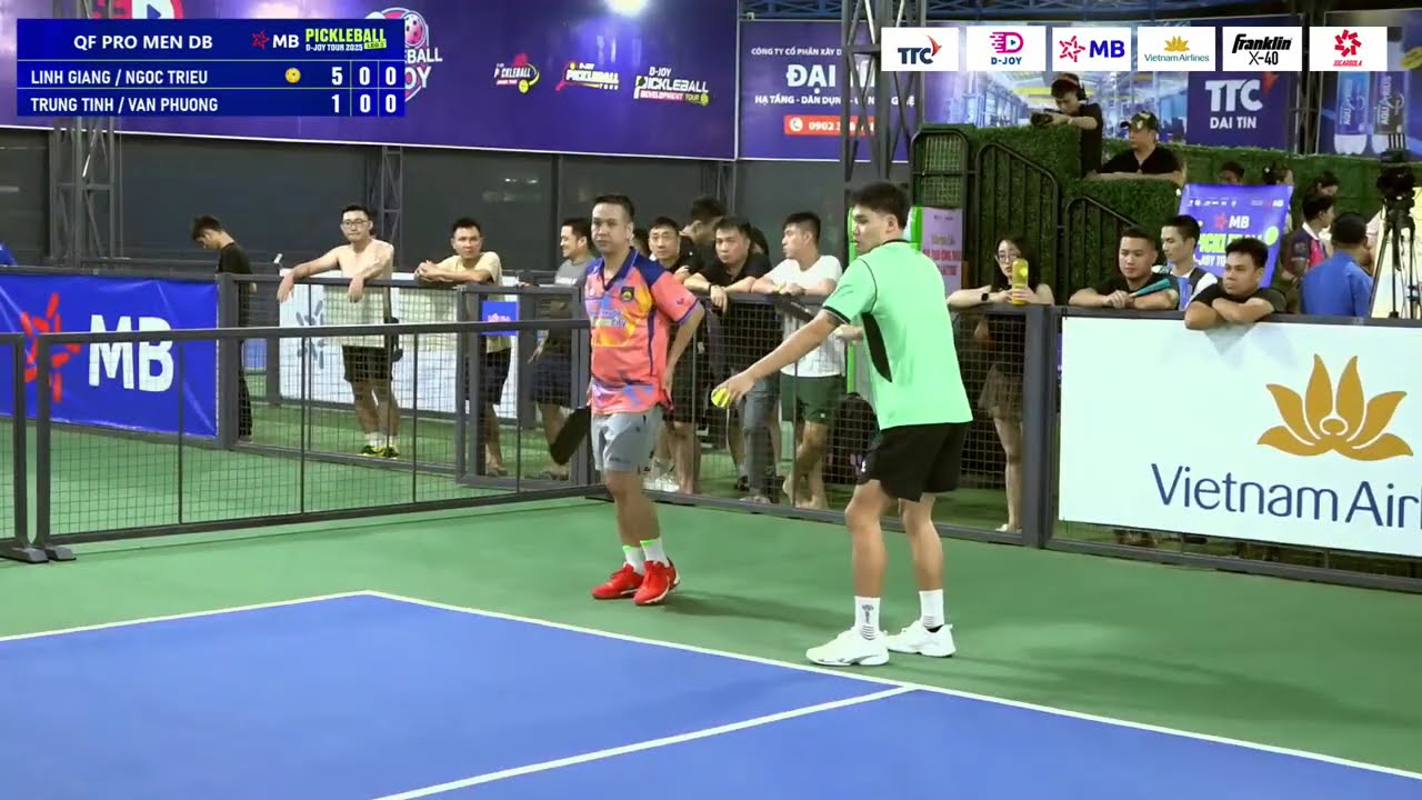 TỨ KẾT ĐÔI NAM PRO | LINH GIANG/TRIỆU CẦU LÔNG - TRUNG TÍNH/VĂN PHƯƠNG