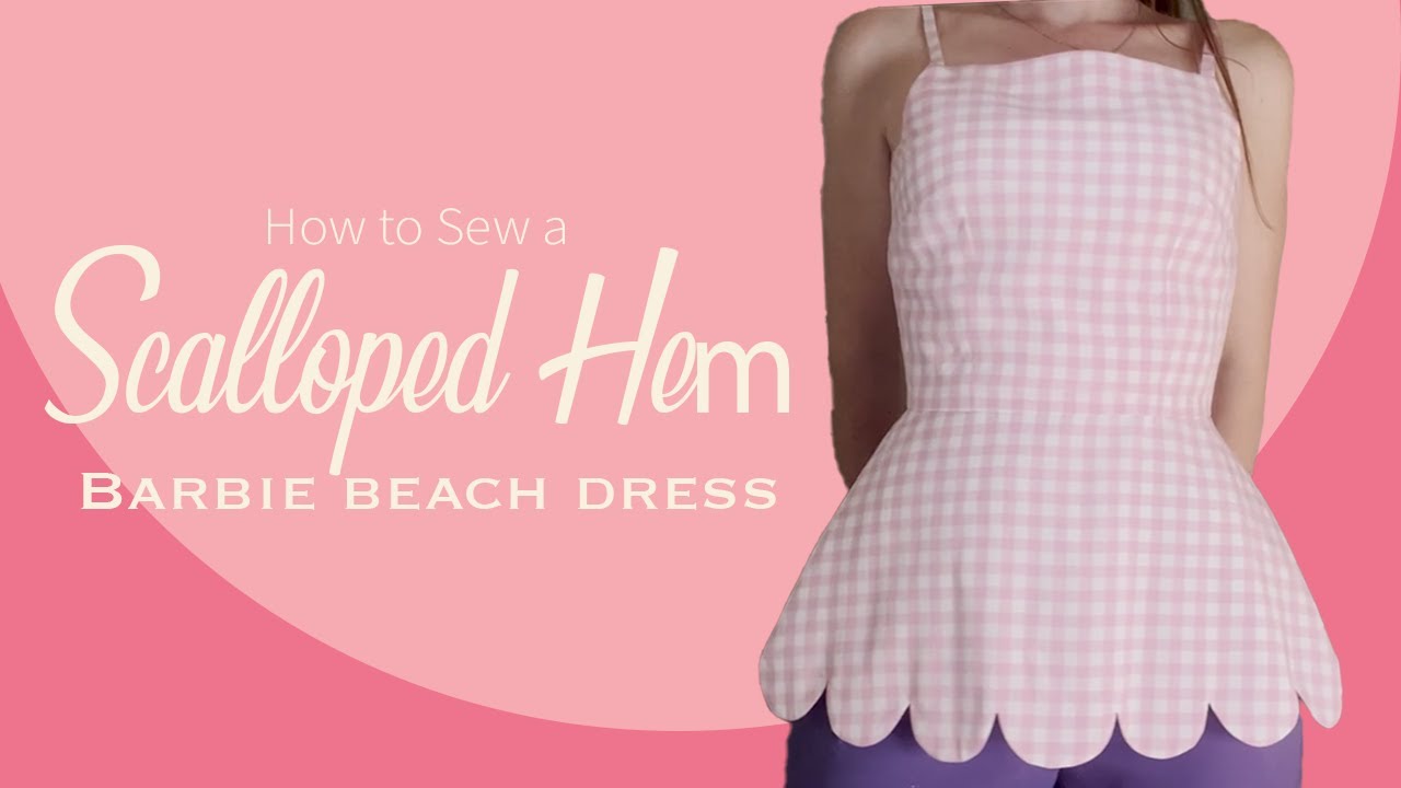 How to sew a scalloped hem 