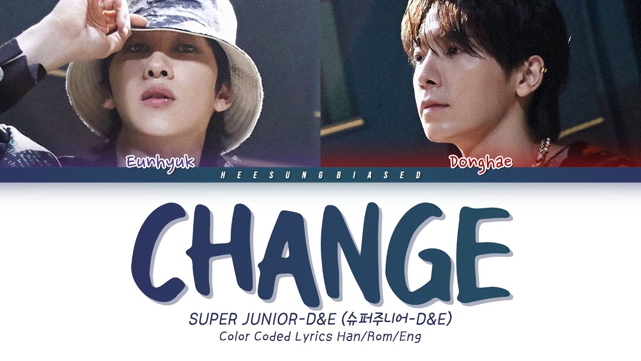 SUPER JUNIORD&E 슈퍼주니어D&E 'Change (變花)' Color Coded