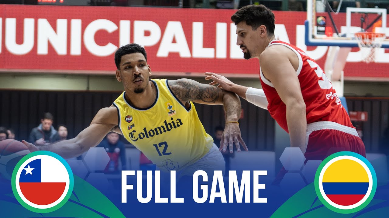 Chile v Colombia | Full Basketball Game | FIBA AmeriCup 2025 Qualifiers