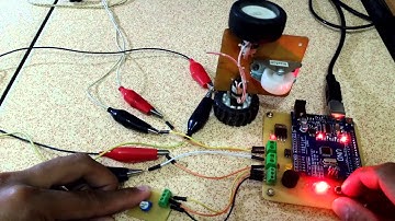 Kontrol Motor kecepatan motor DC dengan arduino UNO