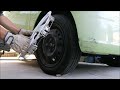 工具不用　ホイールキャップ交換　タント