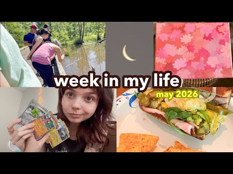 may week in my life vlog 2026! mother's day walk, turtles, & searching for pokemon cards! 🎀🏃‍♀️🐢