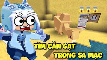 MEOWPEO THỬ THÁCH GIẢI MÃ TÌM CẦN GẠT TRONG SA MẠC SIÊU KHÓ TRONG MINI WORLD MINI GAME