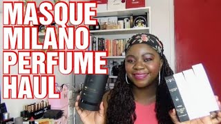 MASQUE MILANO PERFUME HAUL |TIME SQUARE, MADELEINE, DOLCE AQUA, TANGO, PETRA & SAMPLES perfumehaul